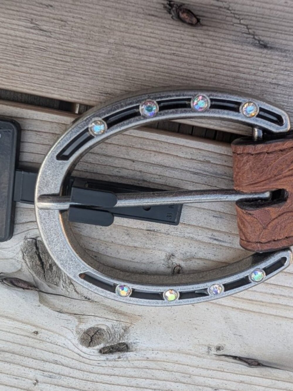 Angel Ranch Brown Stretch Belt